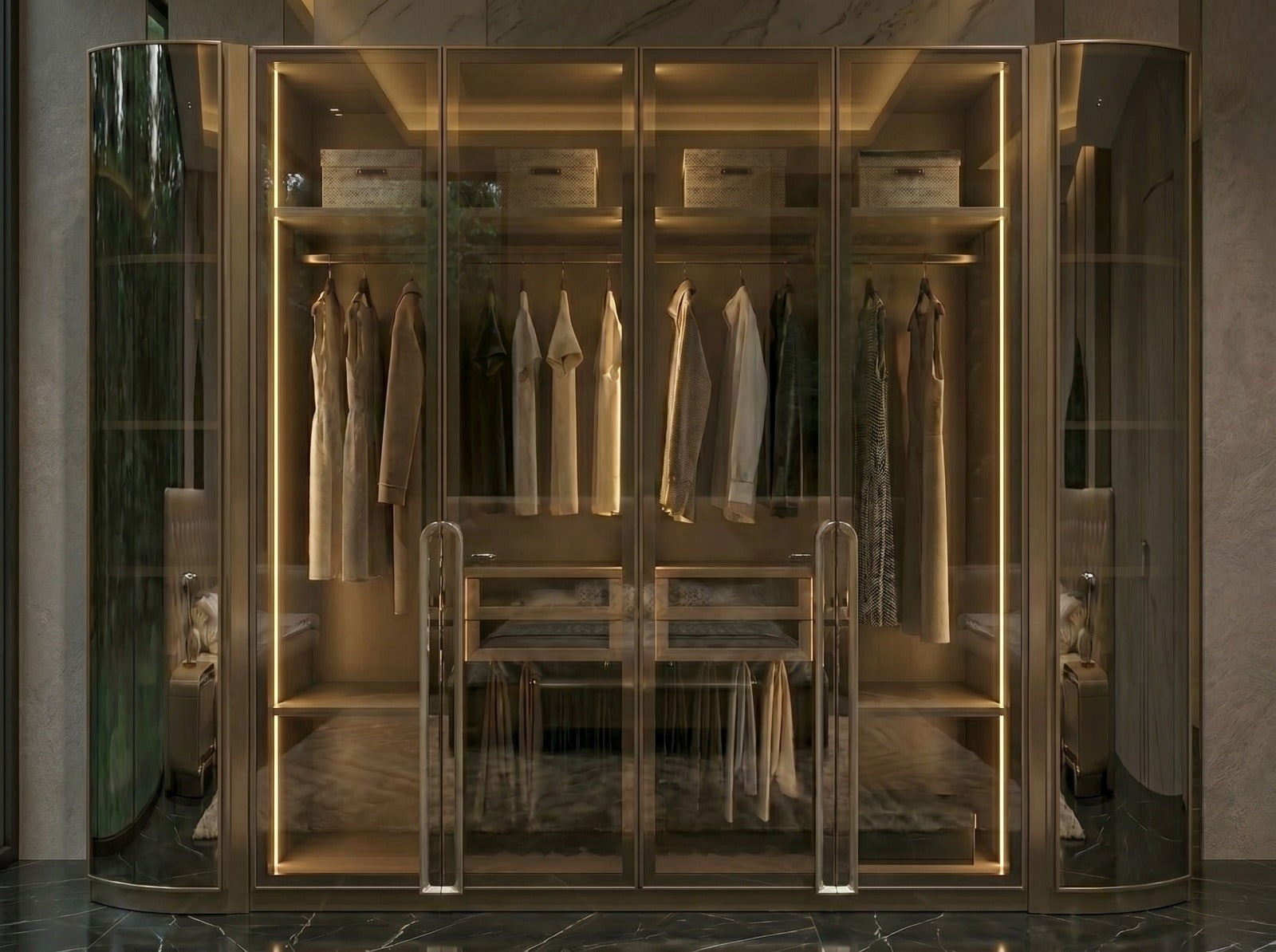 Monaco Wardrobe (SK) by Netline Interiors