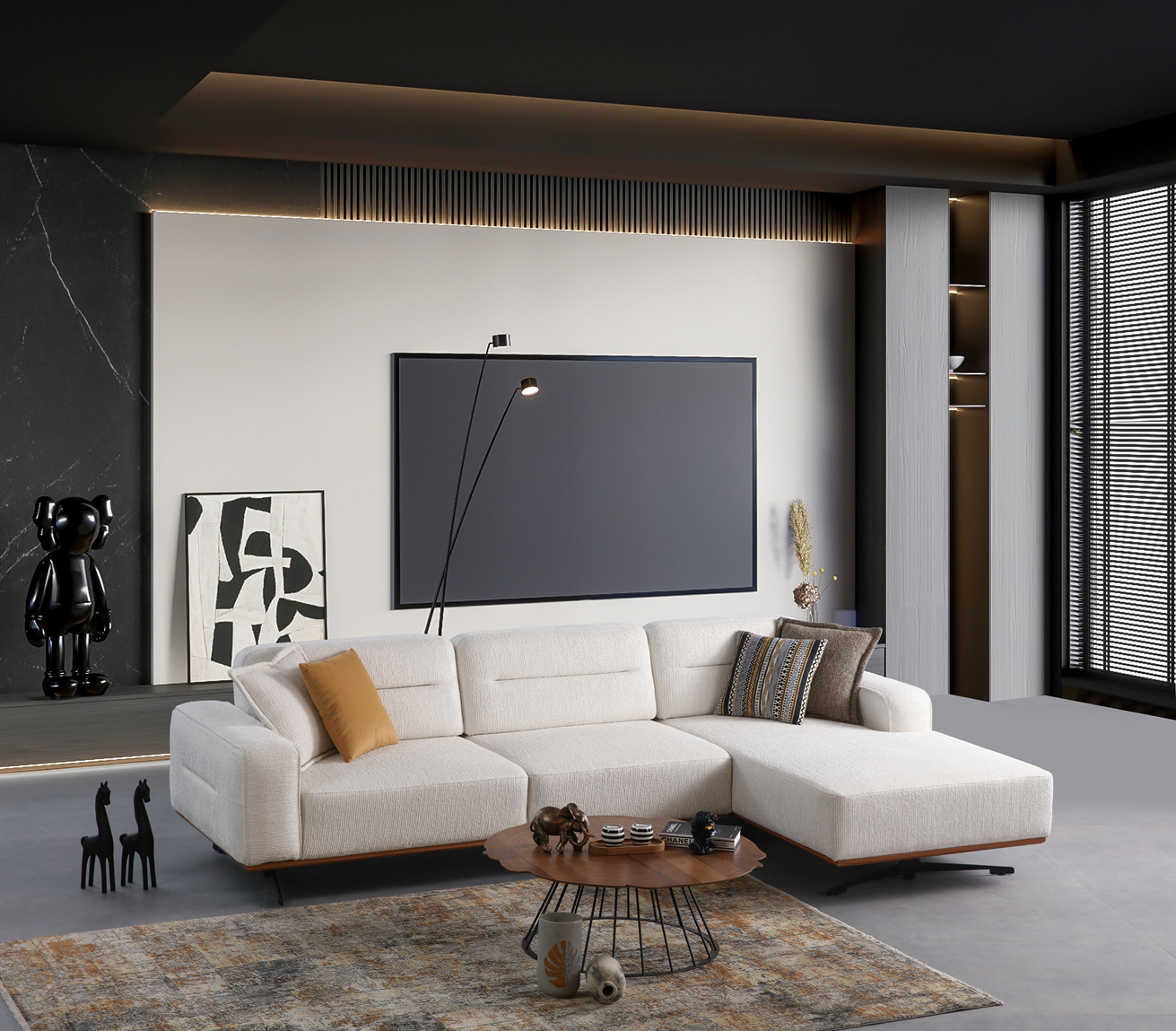 Esse L Corner Sofa by Netline Interiors