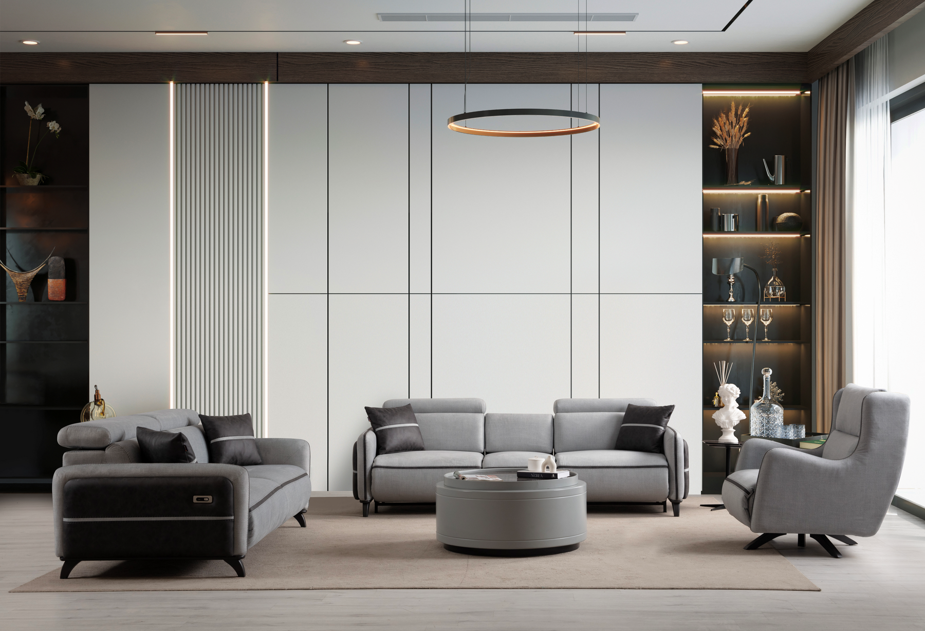 Delhi Sofa Set by Netline Interiors
