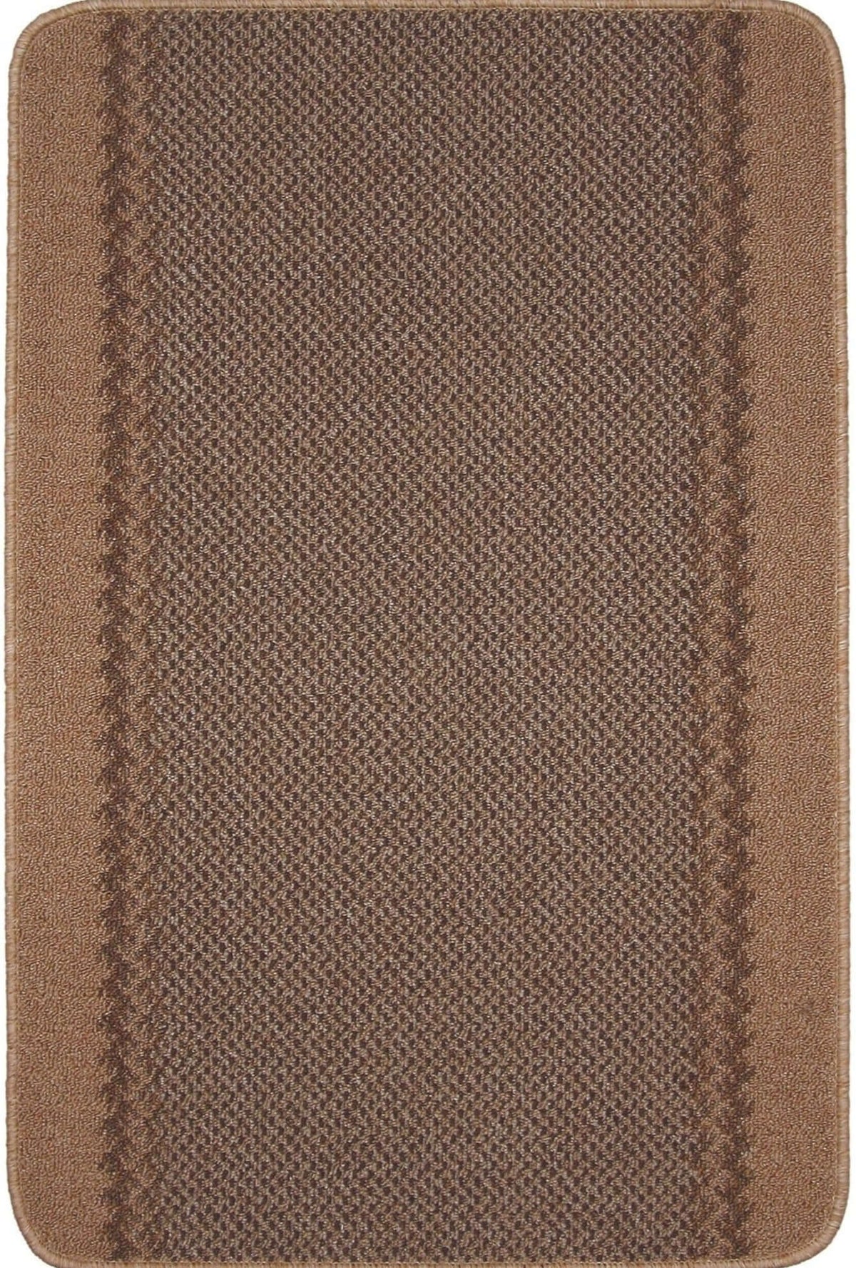 Washable Bordered Beige Rug – 116B