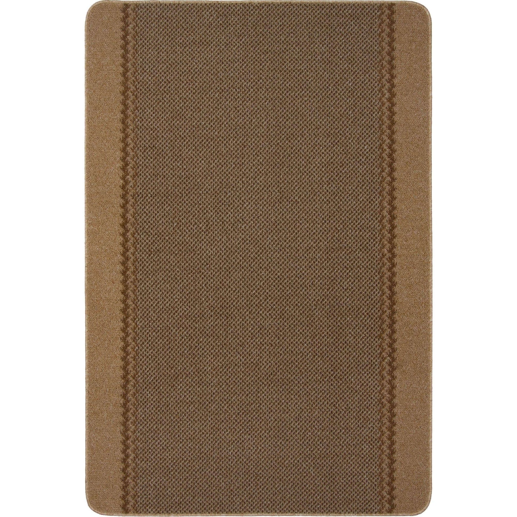Washable Bordered Beige Rug – 116B