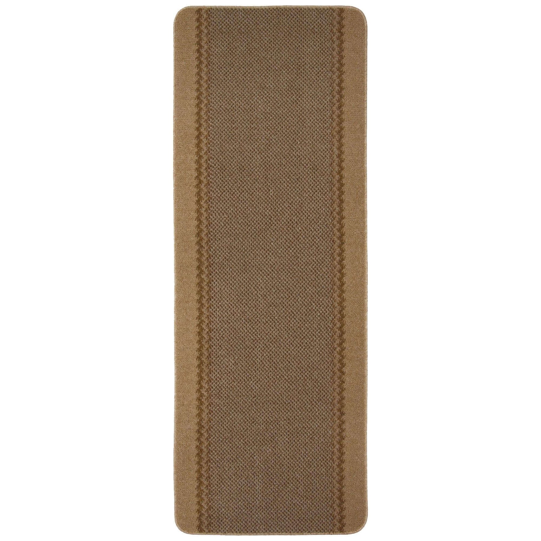 Washable Bordered Beige Rug – 116B