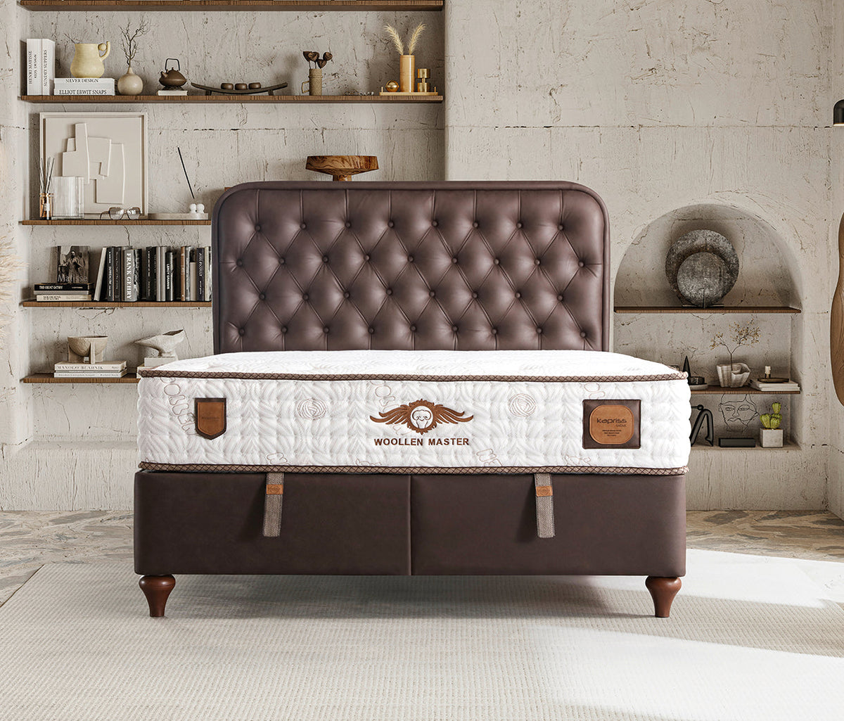 Woollen Master Bed Set by Netline Interiors