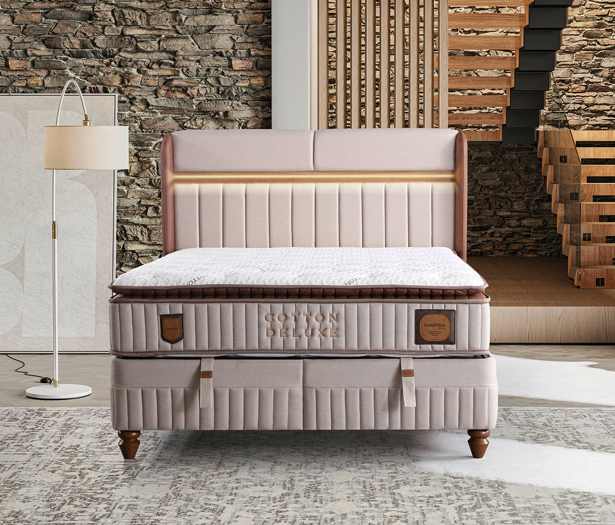 Cotton Deluxe Headboard-base by Netline Interiors