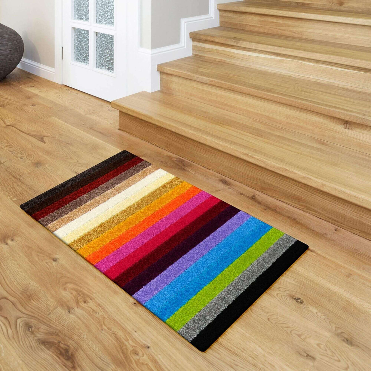 Alya Striped Multicolour Rugs – 117M