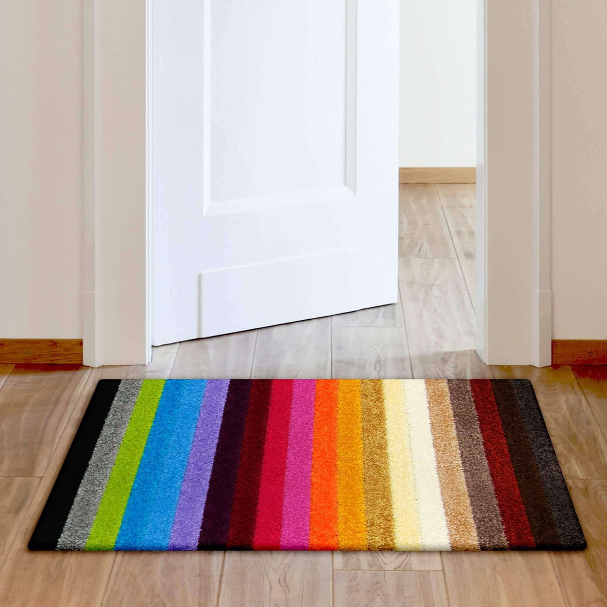 Alya Striped Multicolour Rugs – 117M