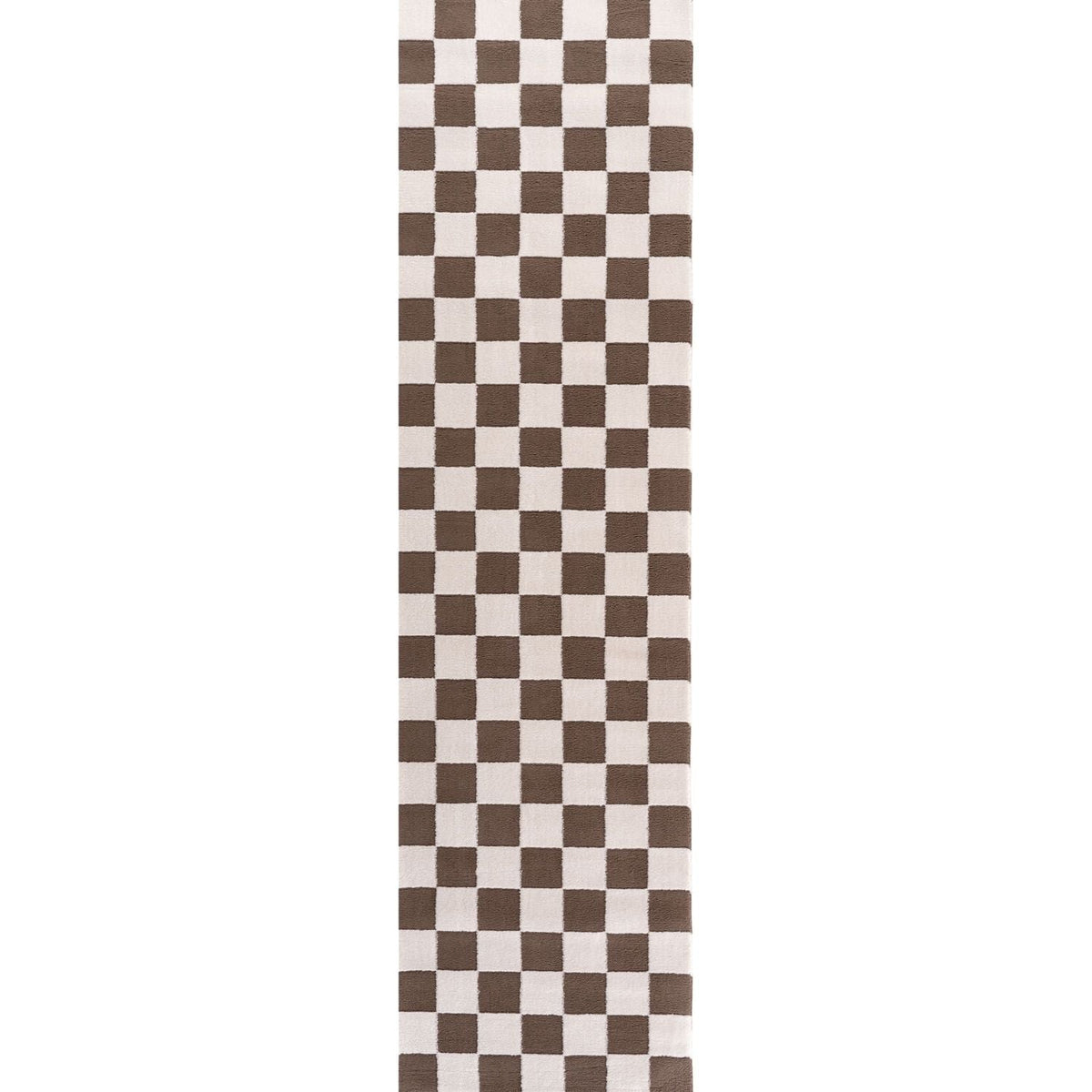 Loft Checkerboard Brown Rug
