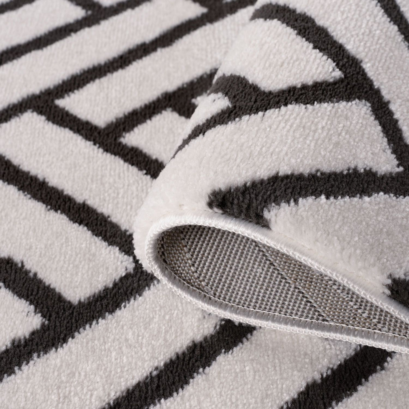 Loft Chevron Dark Grey Rug