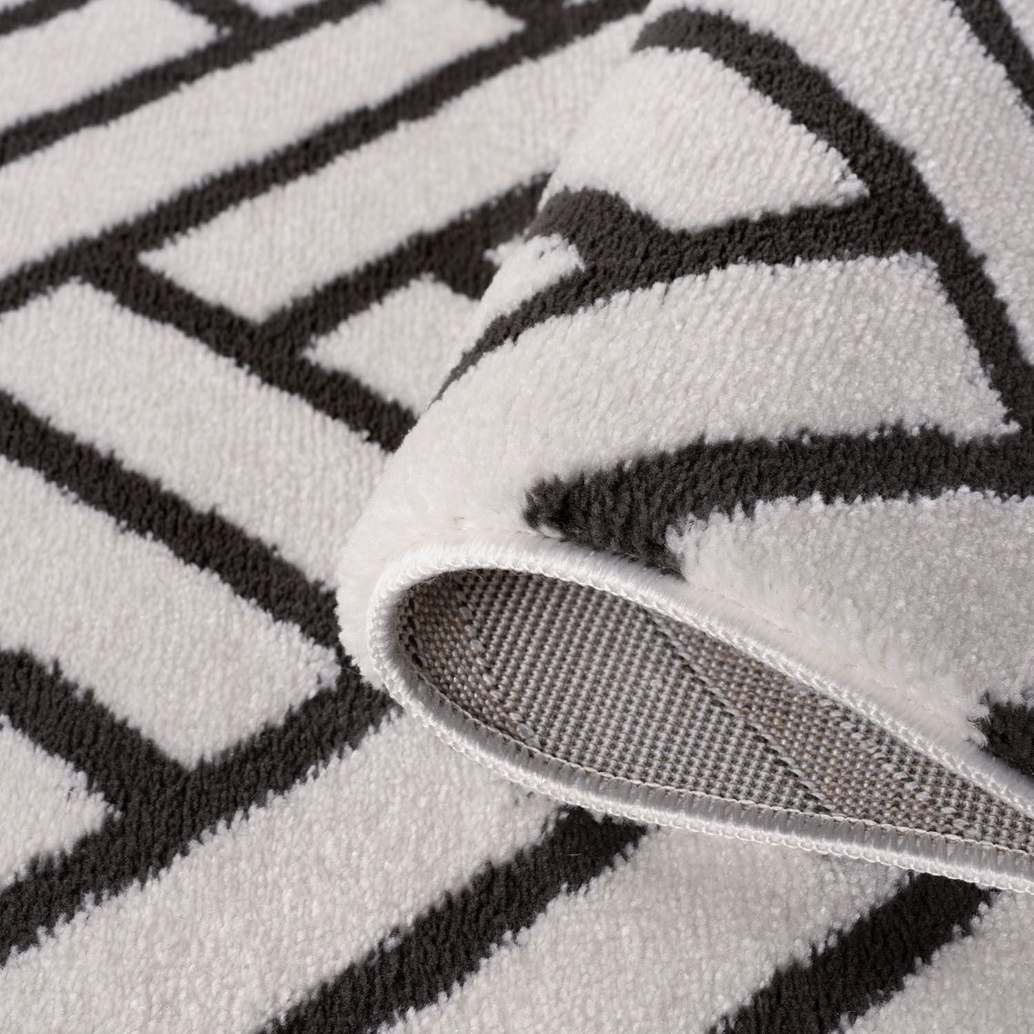 Loft Chevron Dark Grey Rug