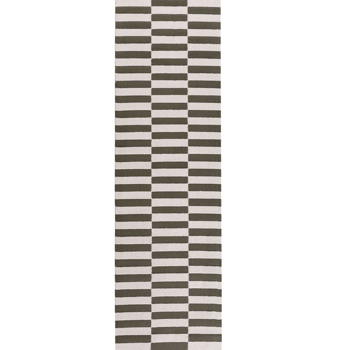 Loft Striped Green Rug