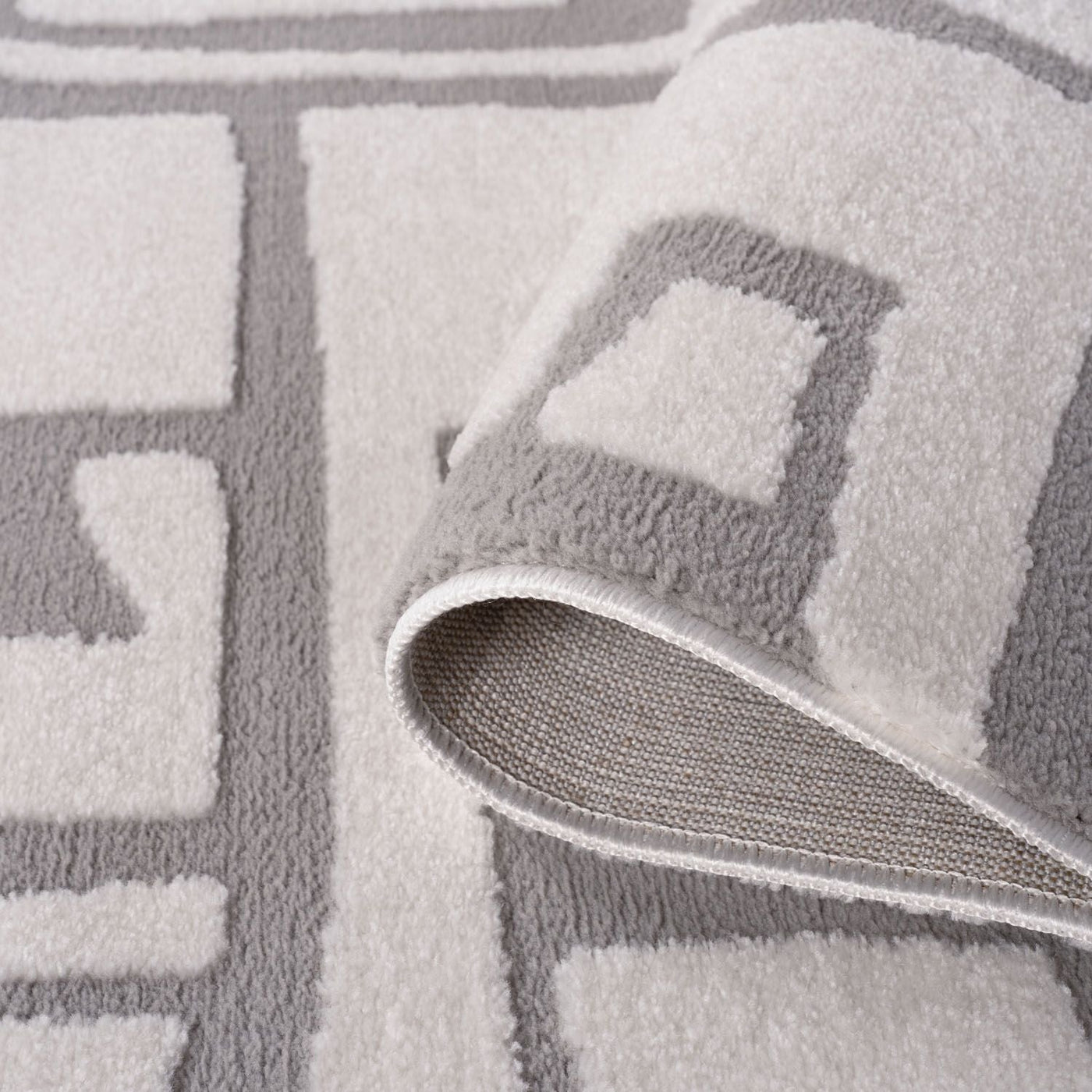 Loft Abstract Grey Rug
