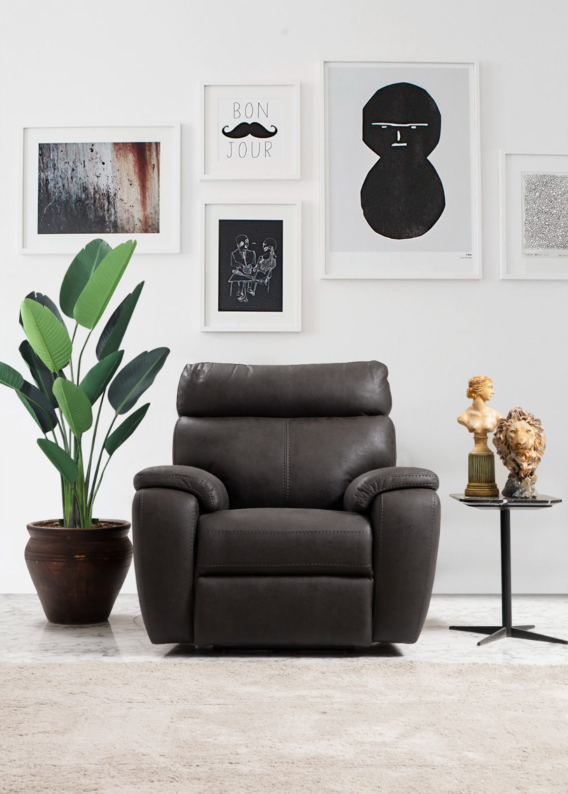 Maximo Power Recliner Chair by Netline Interiors