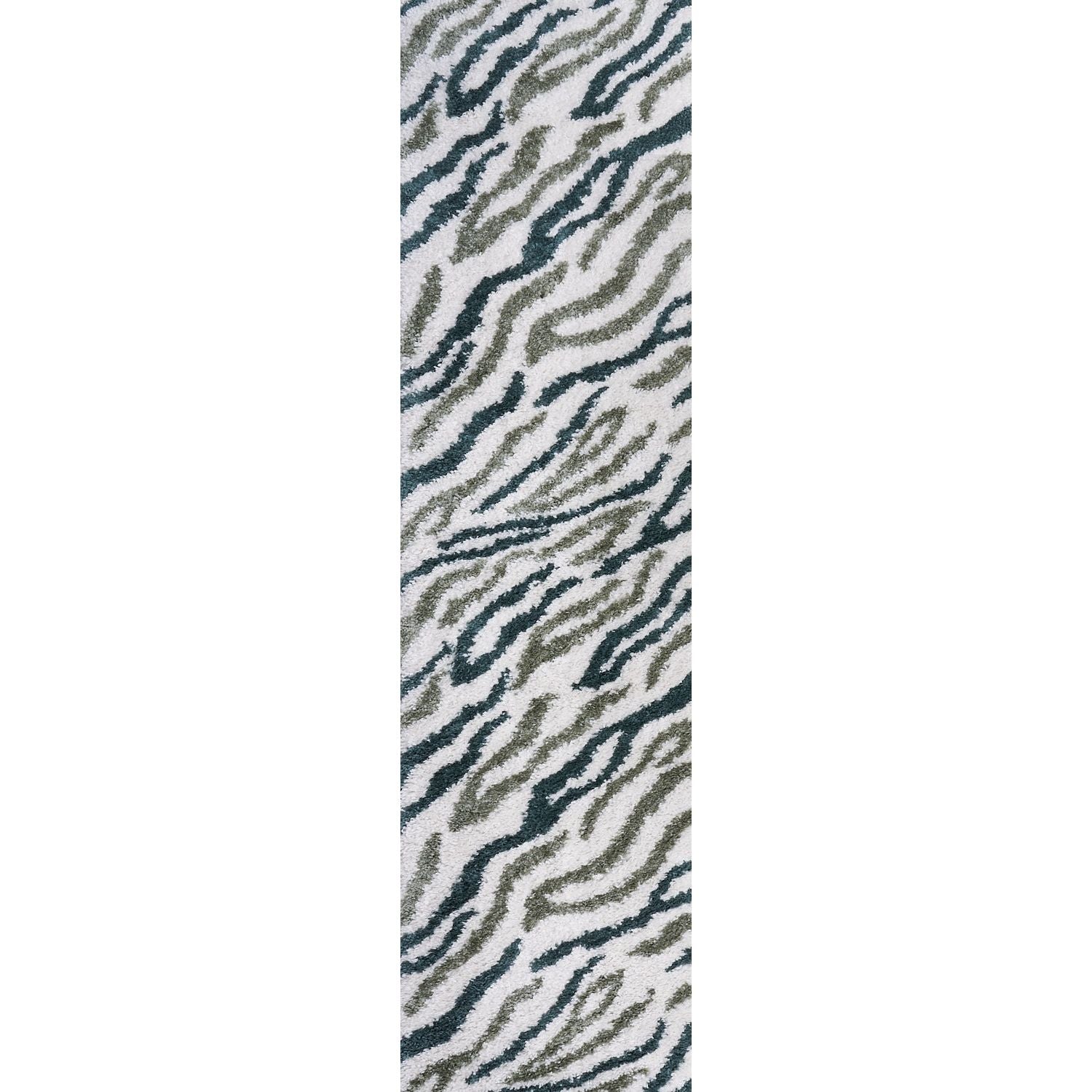 Moodi Shaggy Green Nyra Rug