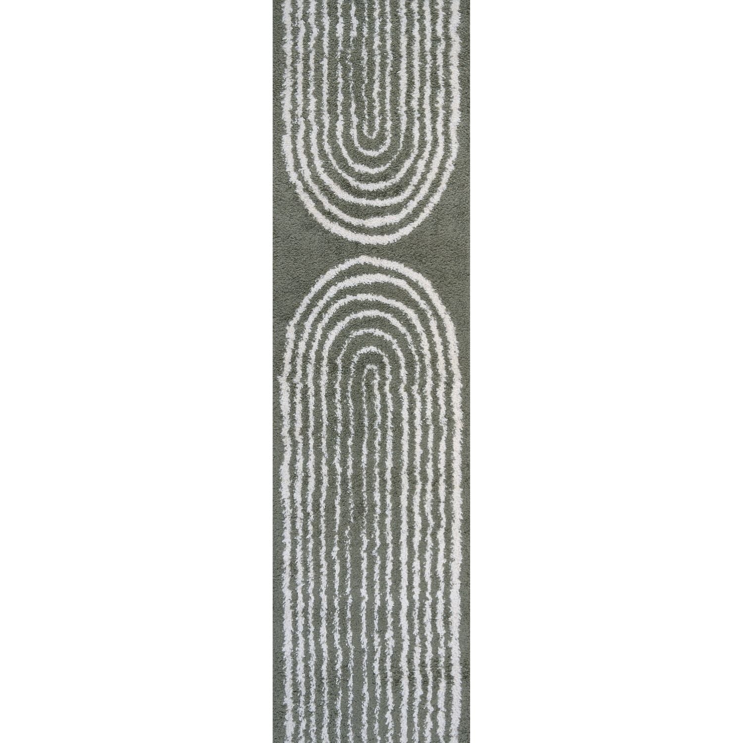 Moodi Shaggy Green Reverie Rug