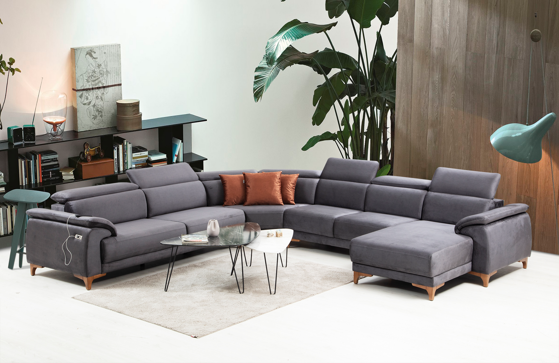 Oscar U Corner Sofa by Netline Interiors
