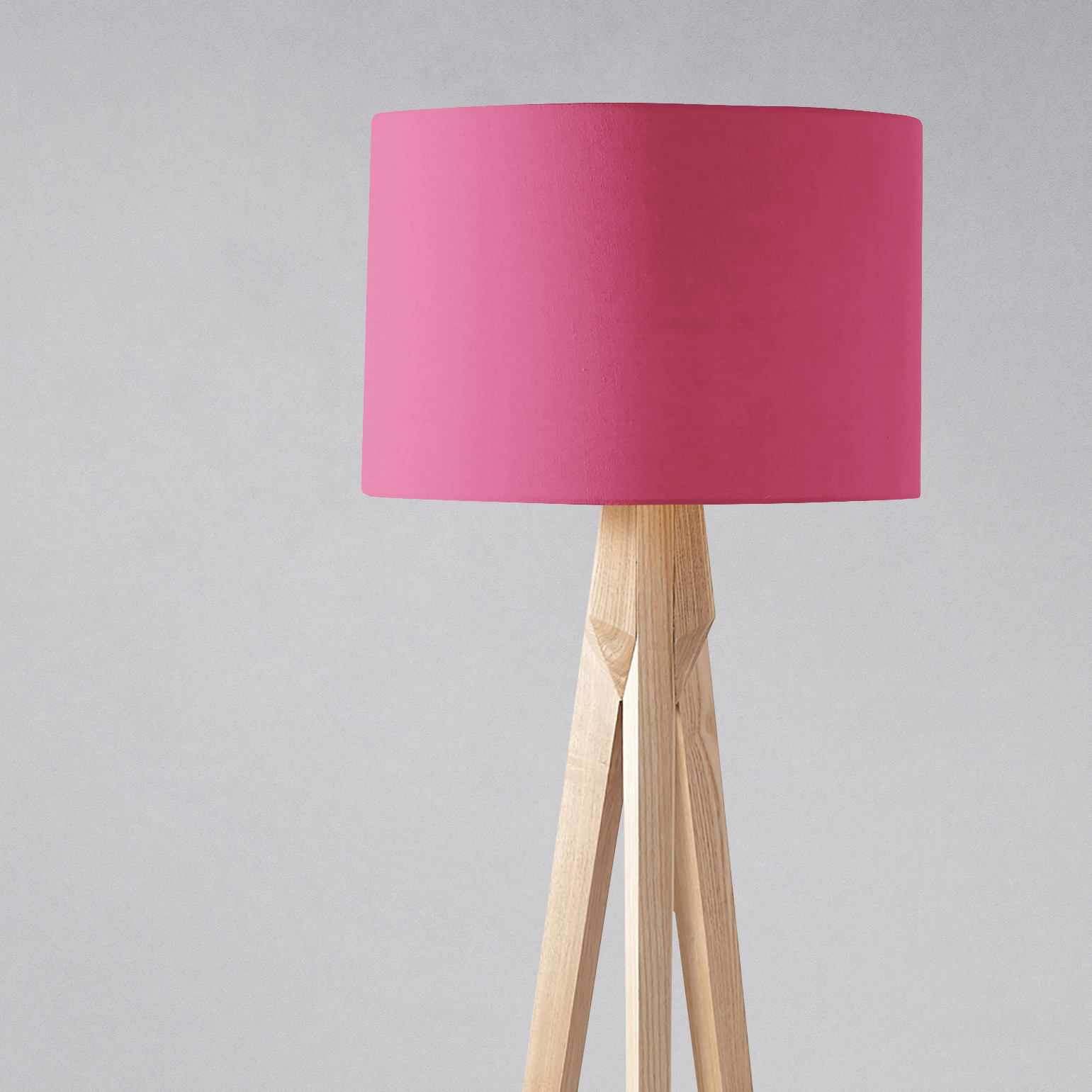 Plain Cerise Pink Lampshade – Ceiling & Table Compatible