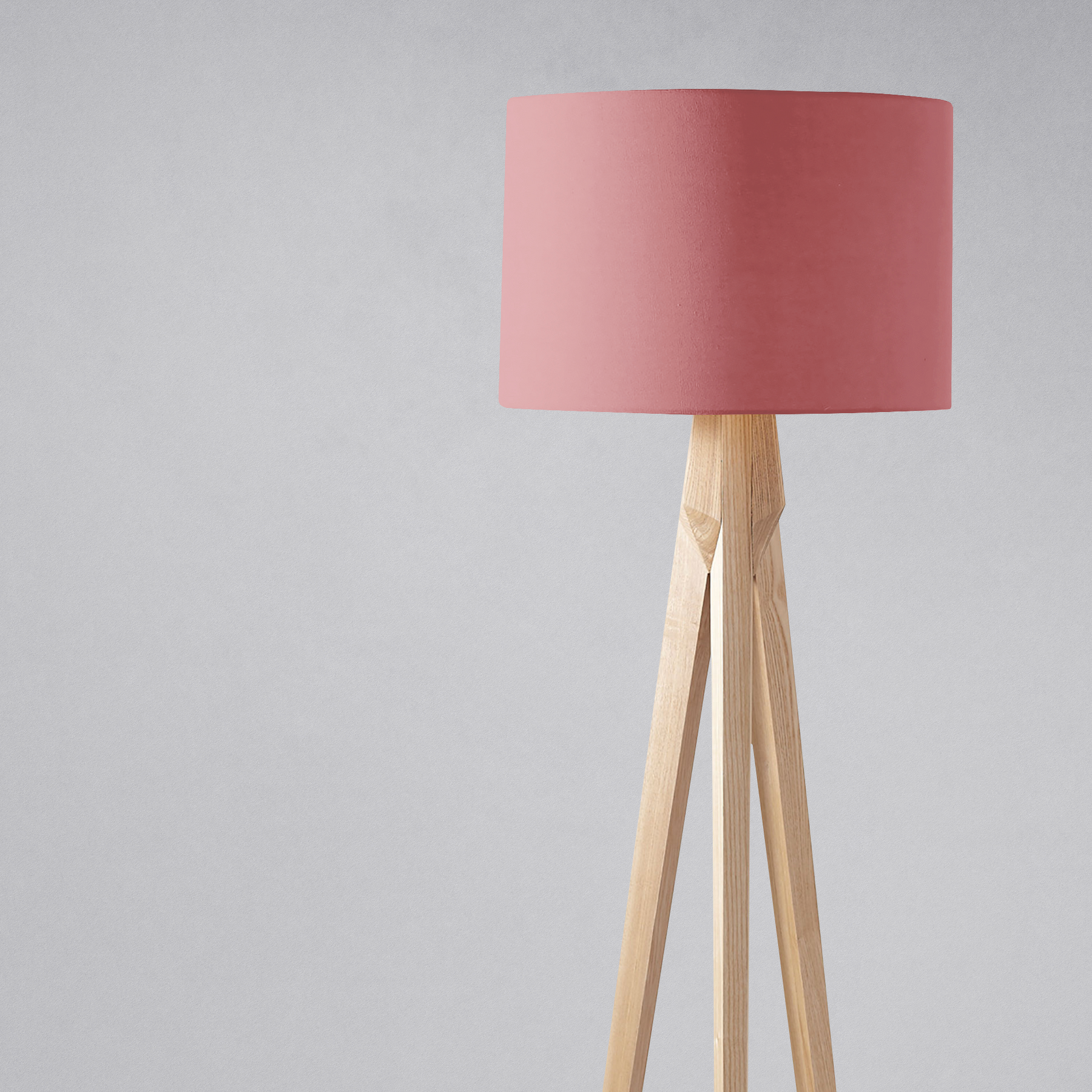 Plain Terracotta Lampshade – Ceiling & Table Compatible