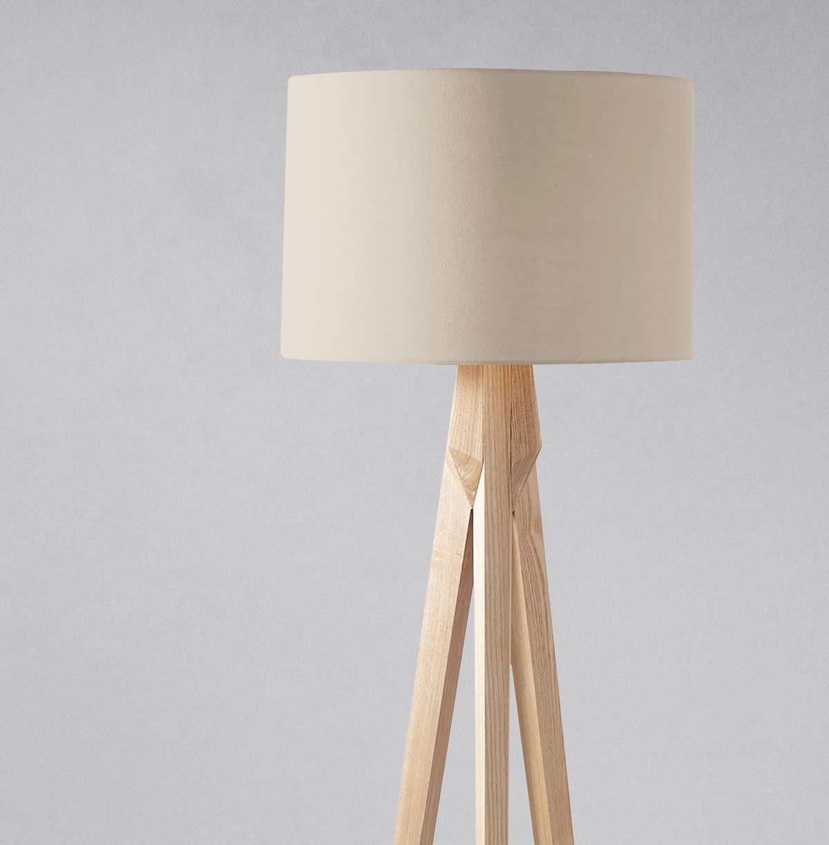 Plain Warm Sand Lampshade – Ceiling & Table Compatible