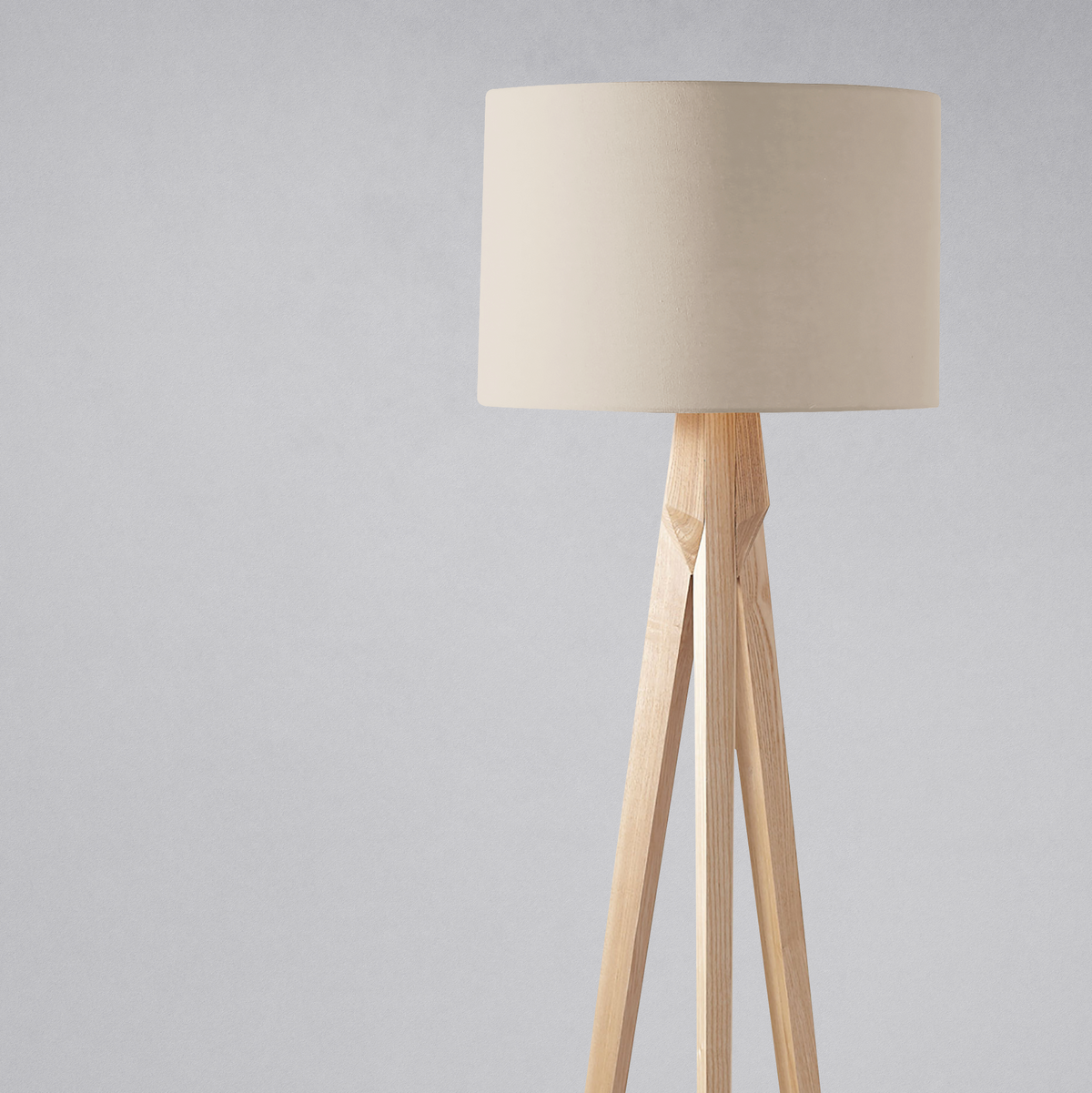 Plain Warm Sand Lampshade – Ceiling & Table Compatible