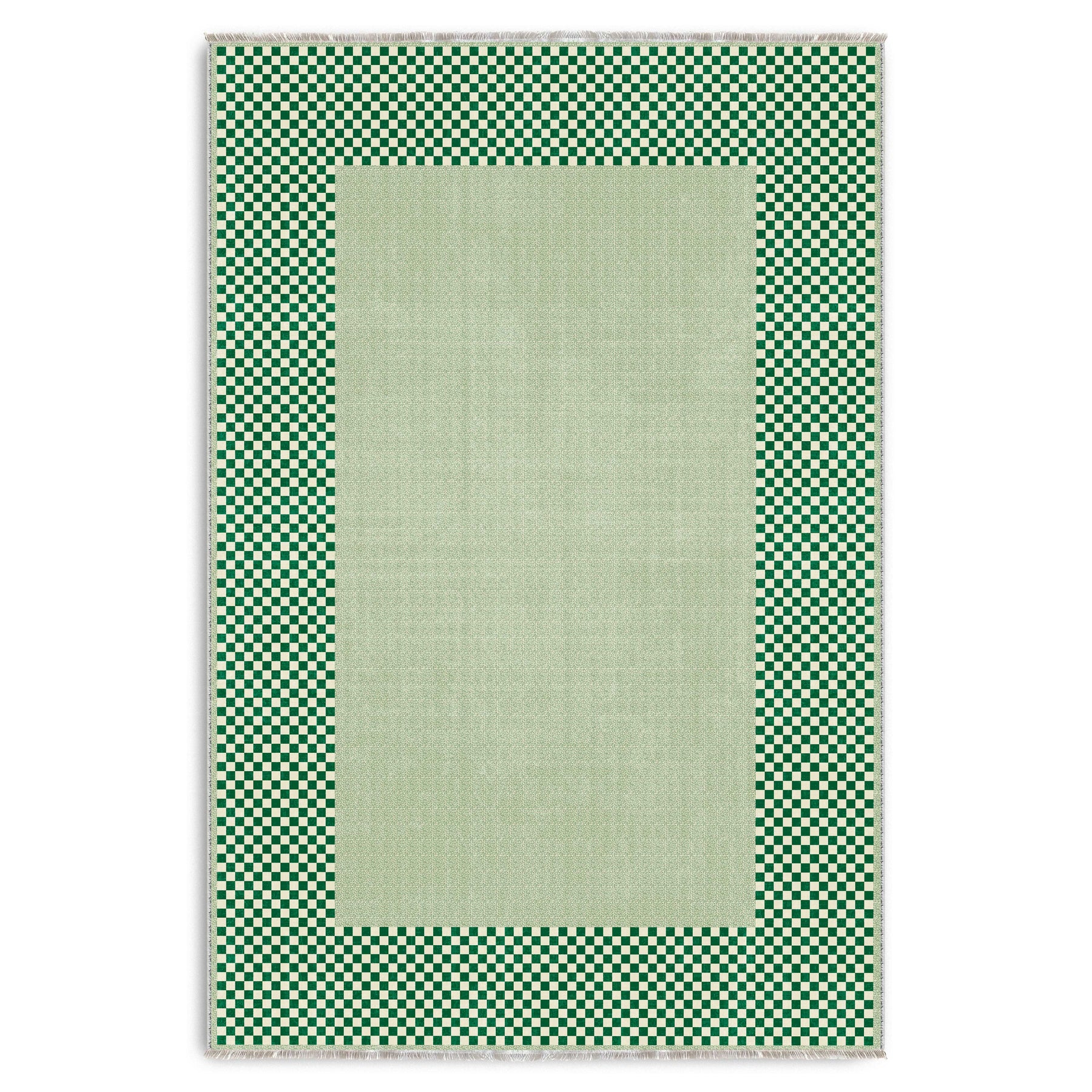 RW3047103 washable chenille area rug viewed from above