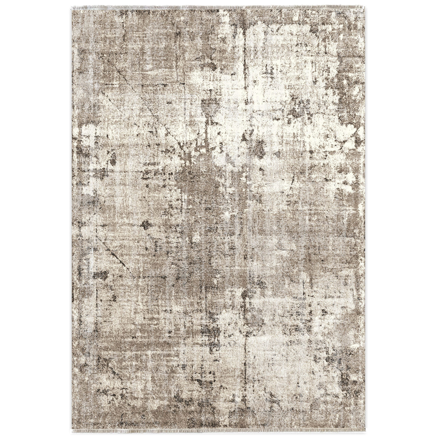 RW7008 washable chenille area rug viewed from above