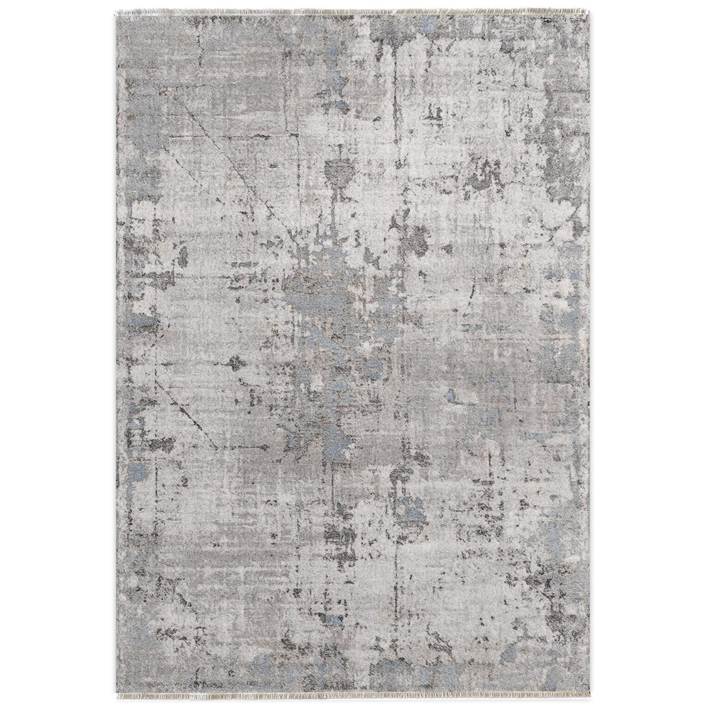 RW7009 washable chenille area rug viewed from above