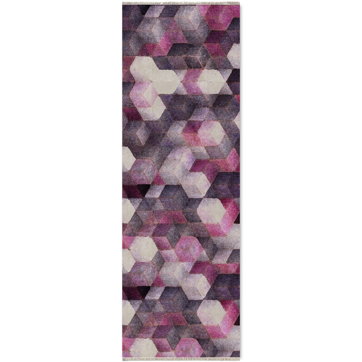 RW7045 washable chenille area rug viewed from above