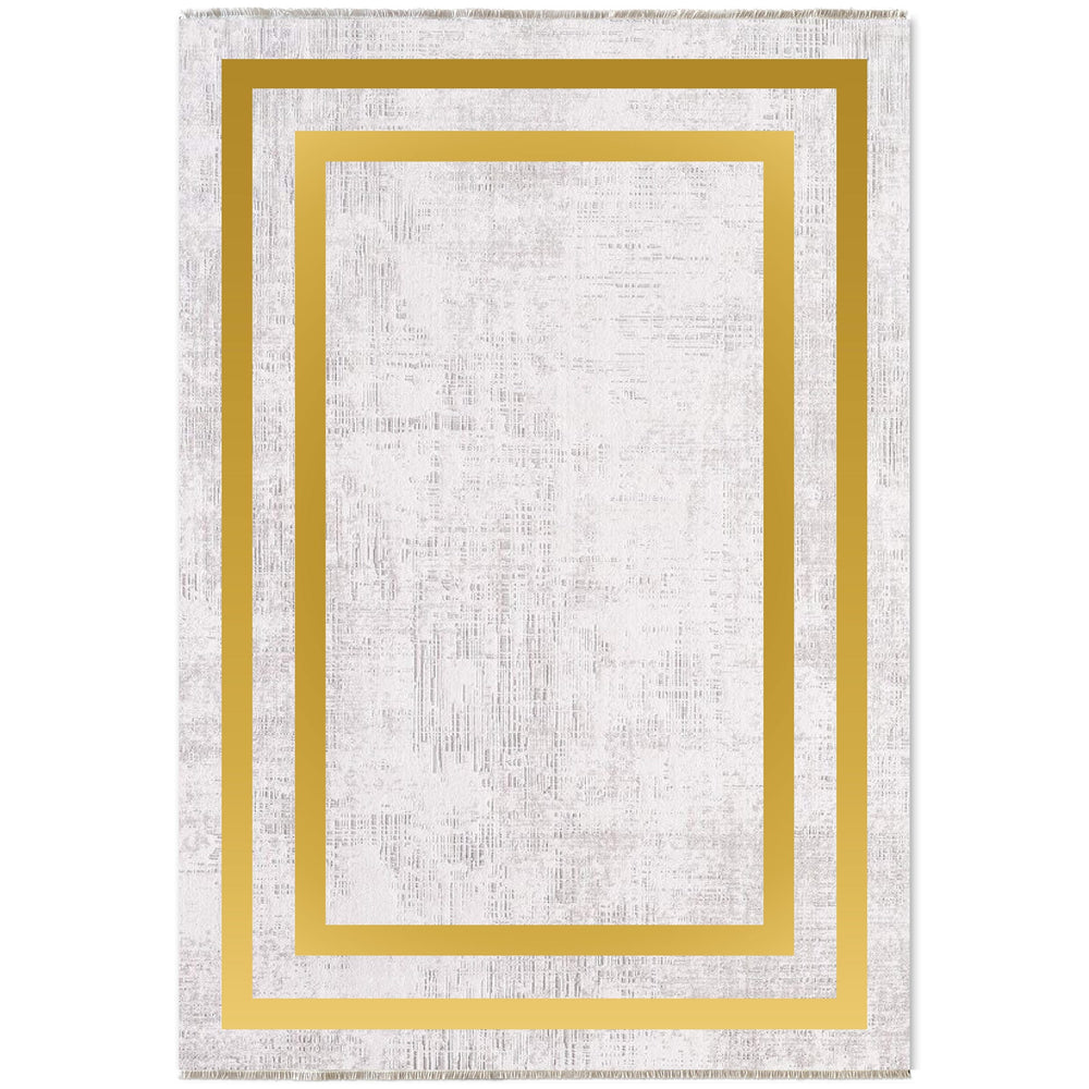RW7056 washable chenille area rug viewed from above