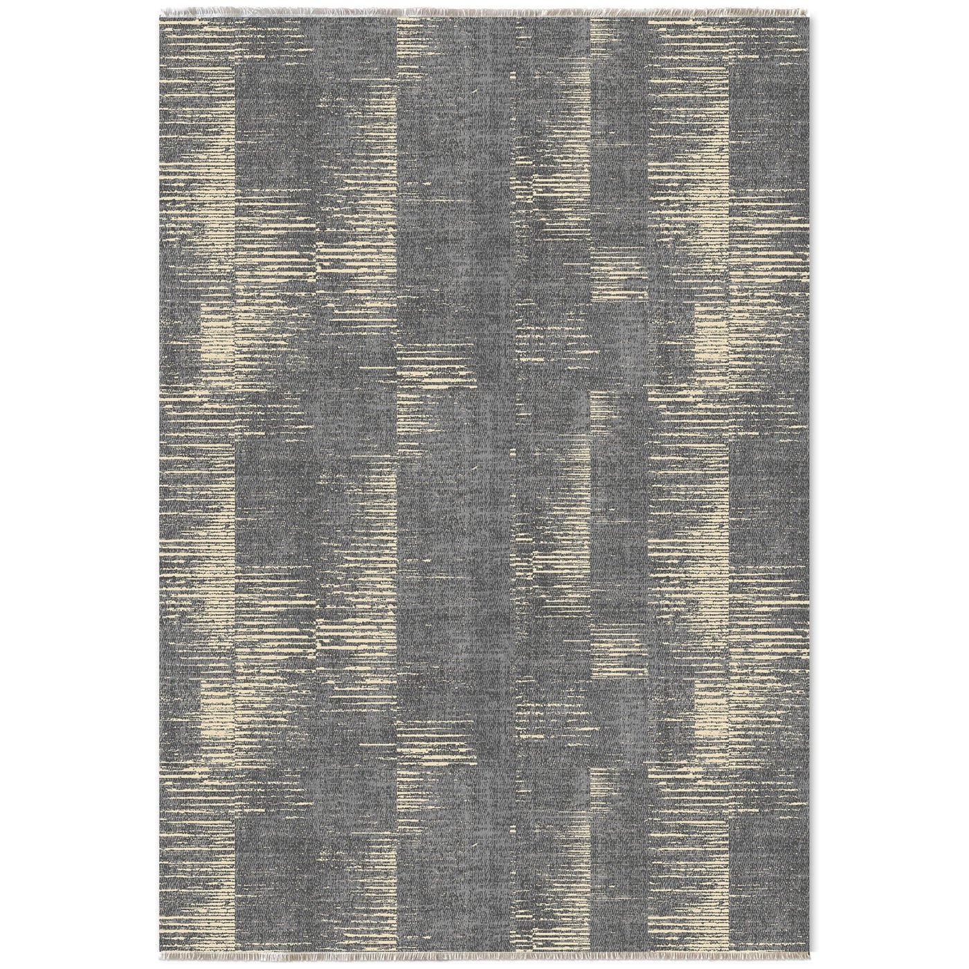 RW7079 washable chenille area rug viewed from above