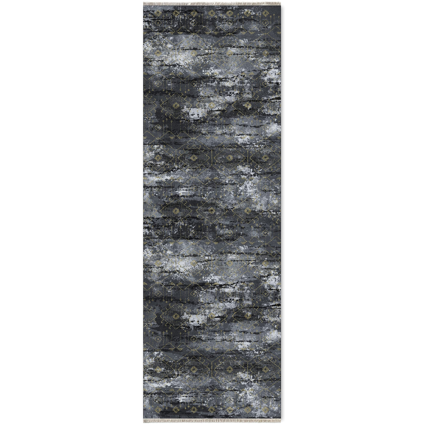 RW7090 washable chenille area rug viewed from above