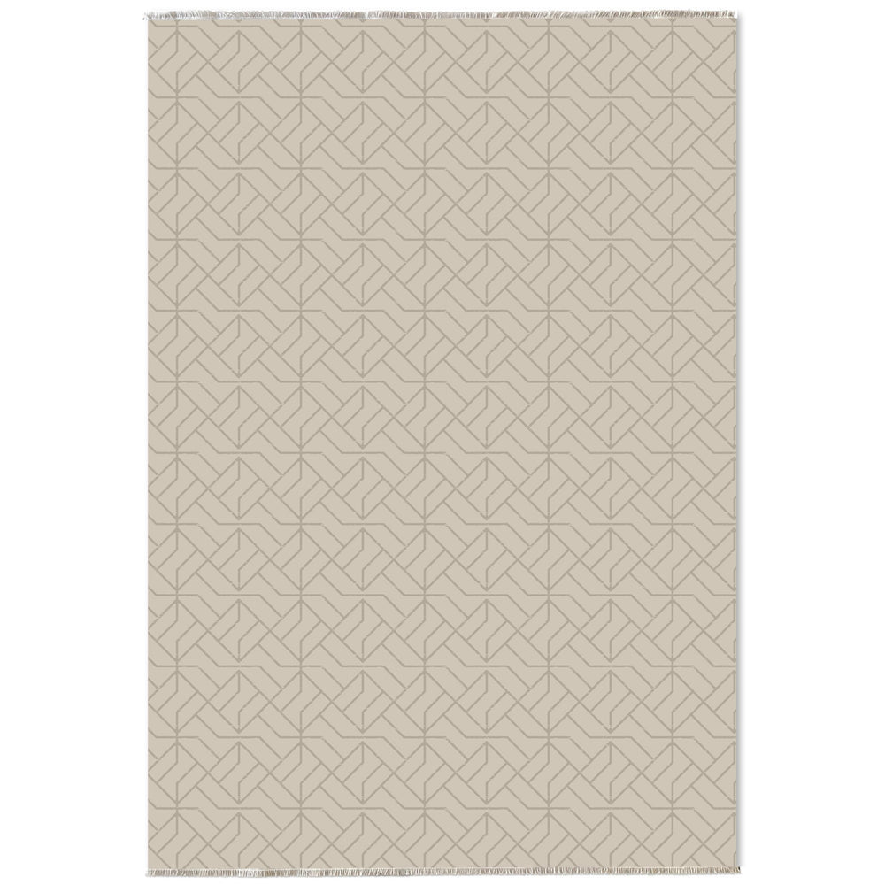 RW7101 washable chenille area rug viewed from above