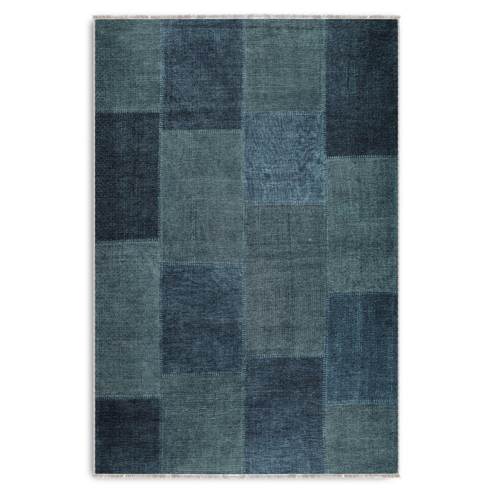 RW7140 washable chenille area rug viewed from above