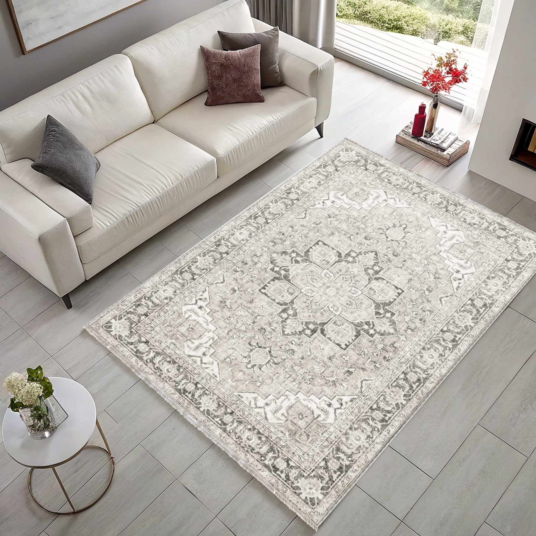 RWK3043403 washable chenille area rug