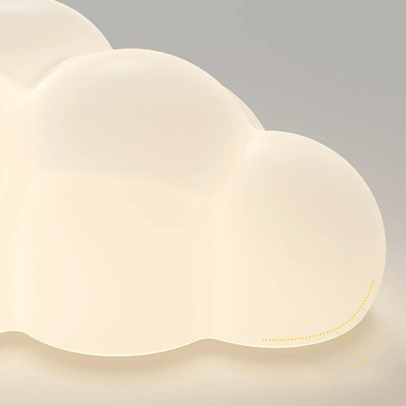 Remote control Cloud Wall Lamp by Light My House, LED adjustable light temperature, soft cloud-shaped wall light for modern decor