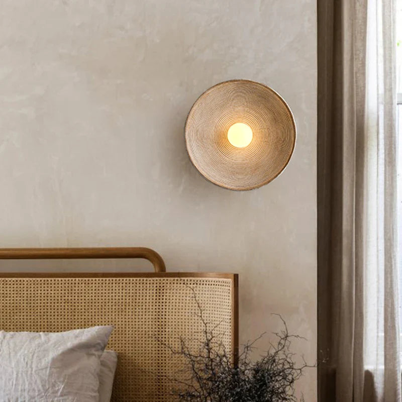 Scandi style Desert Wall Lamp by Light My House with warm white LED light, ideal for bedroom decor and ambient lighting