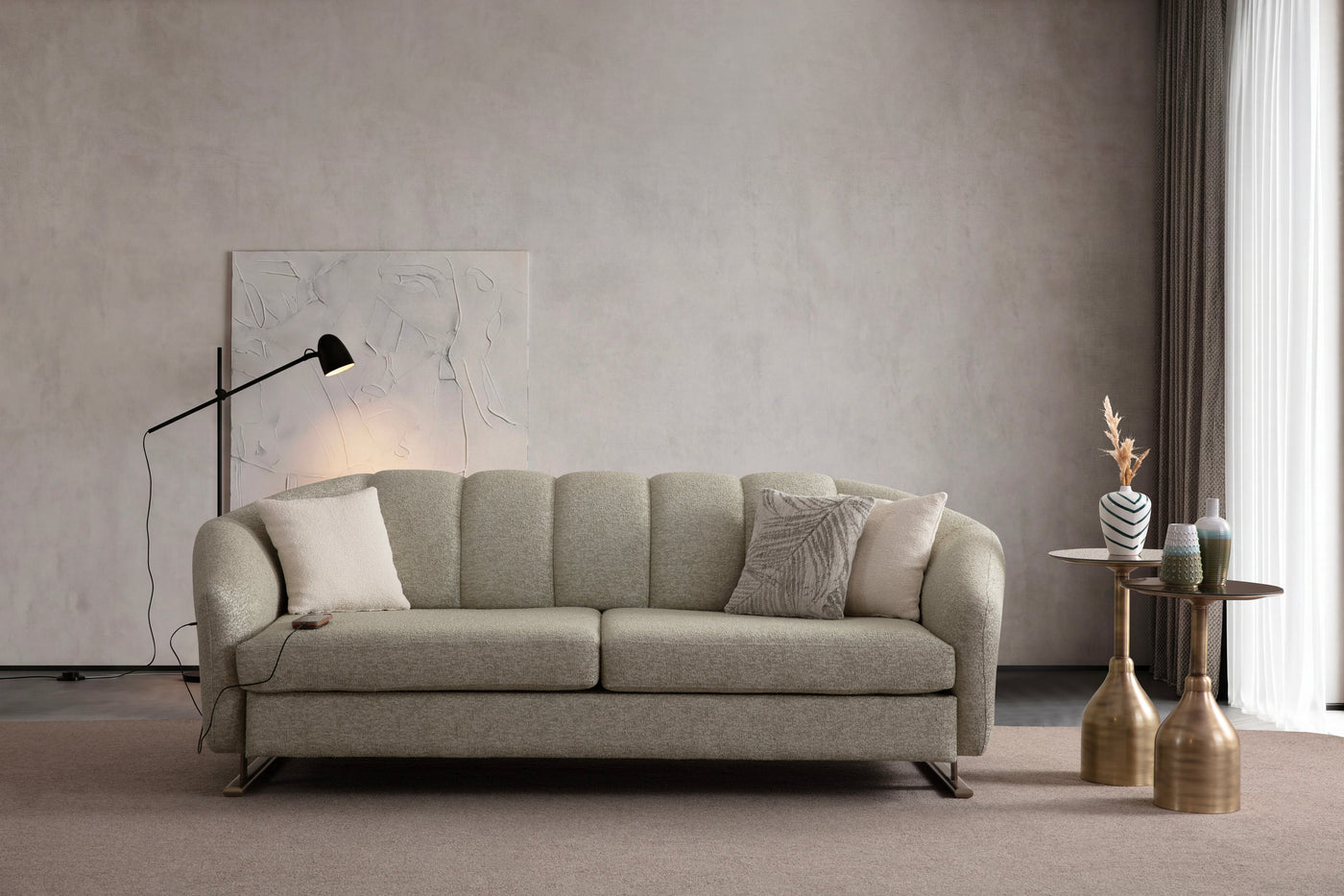 Evoxa 4-Seater Sofa (SG) by Netline Interiors