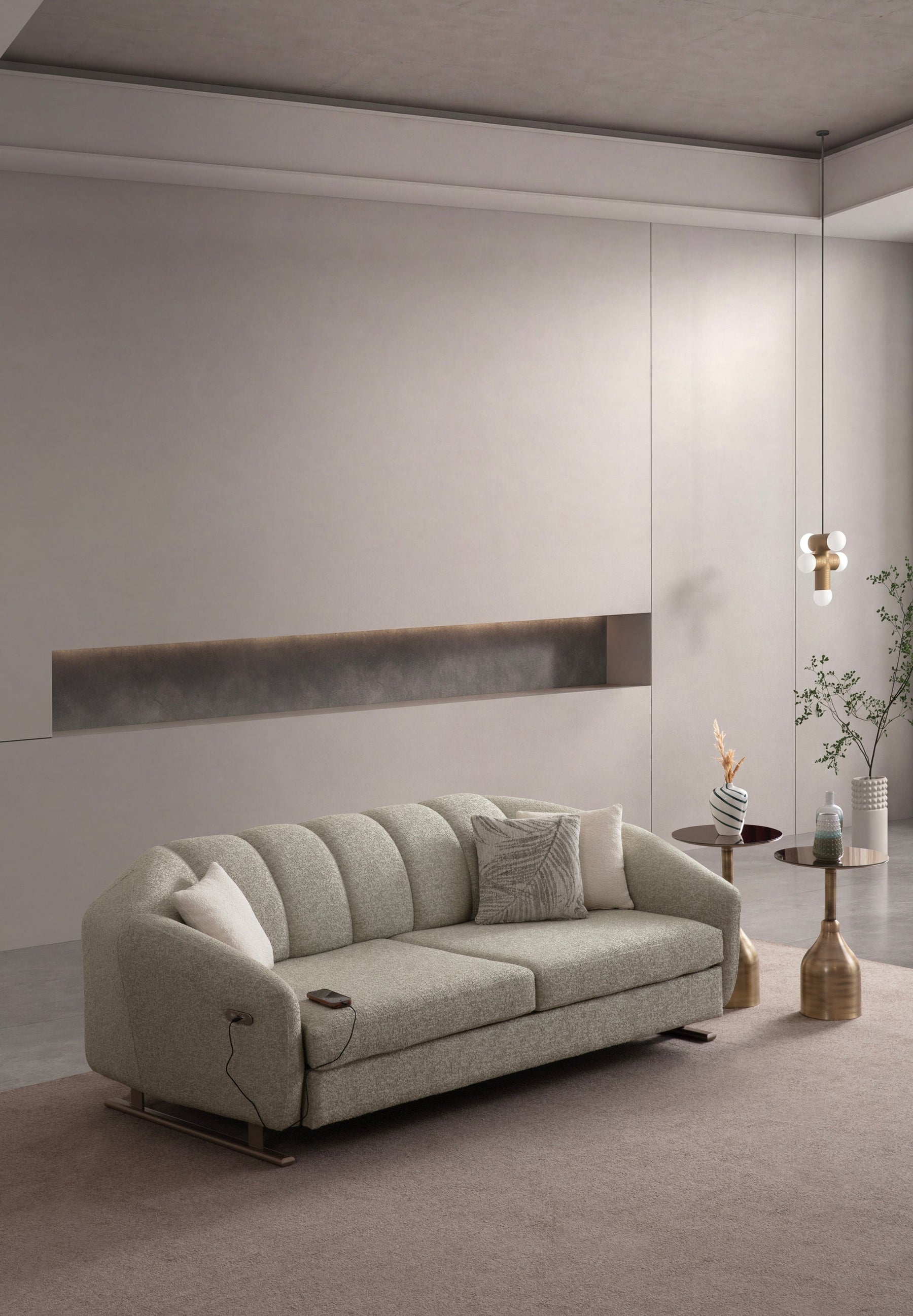 Evoxa 3-Seater Sofa (SG) by Netline Interiors