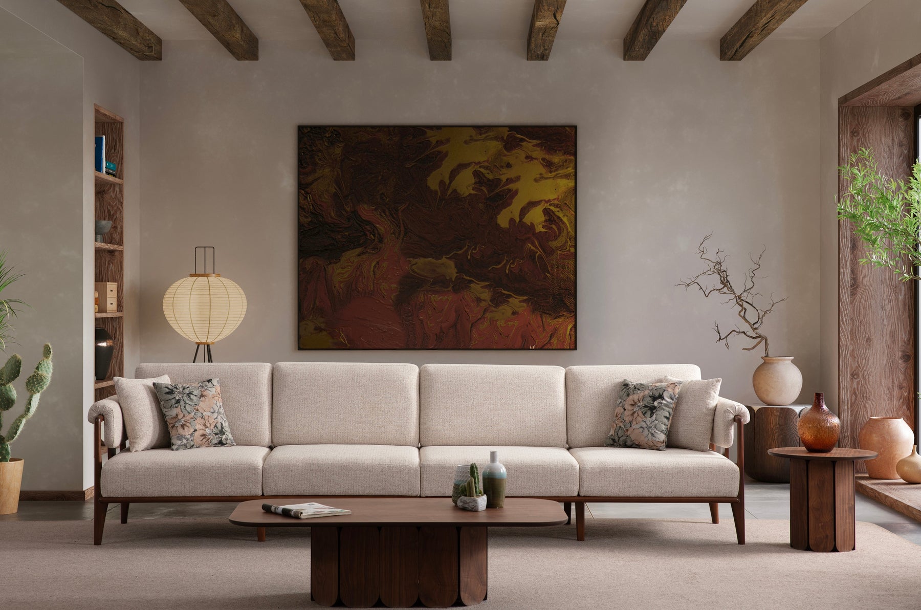 Klismos Sofa Set (SG) by Netline Interiors