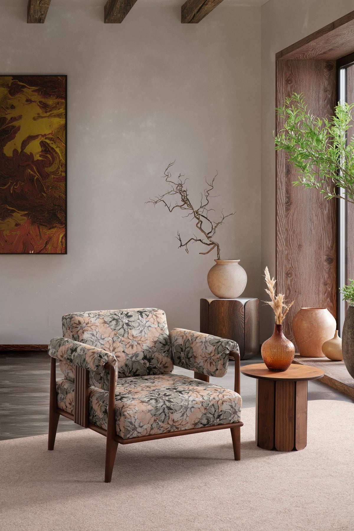 Klismos Armchair (SG) by Netline Interiors