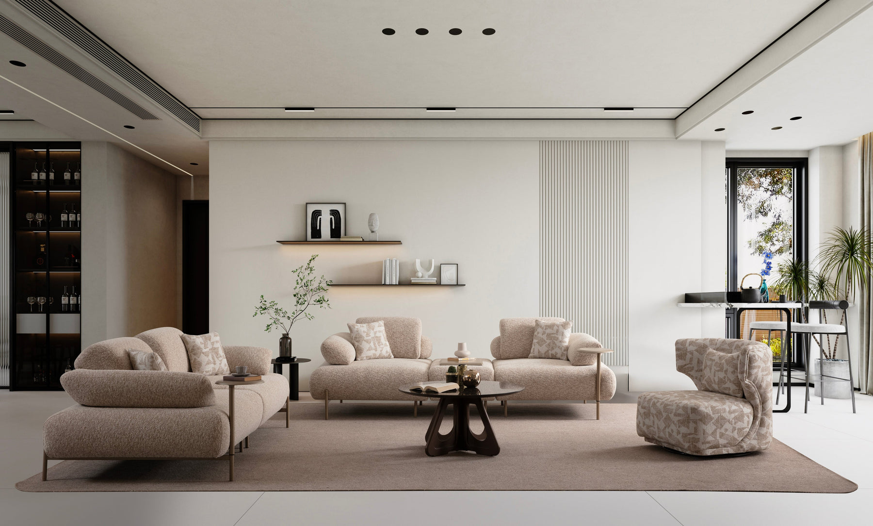 Lois Sofa Set (SG) by Netline Interiors