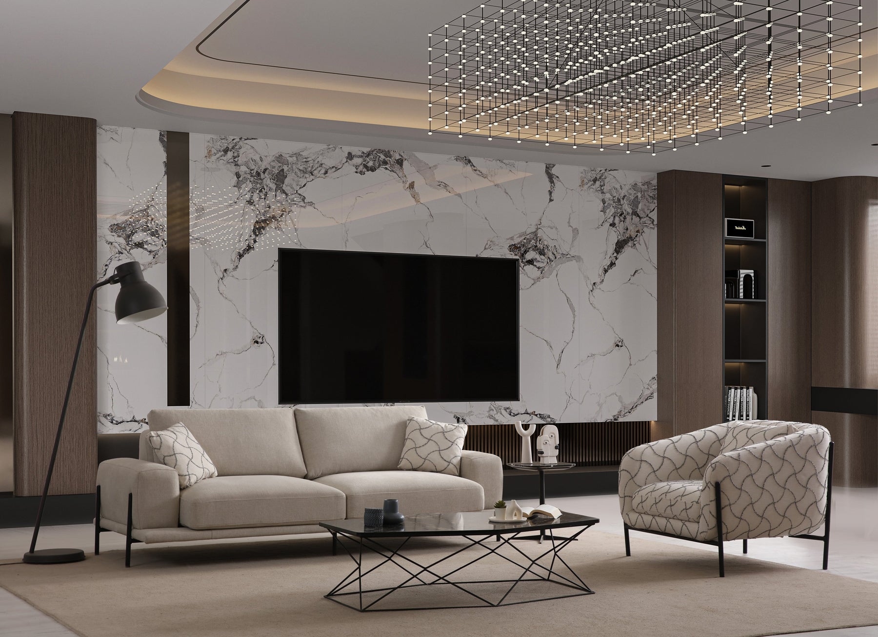 Eos Sofa Set (SG) by Netline Interiors