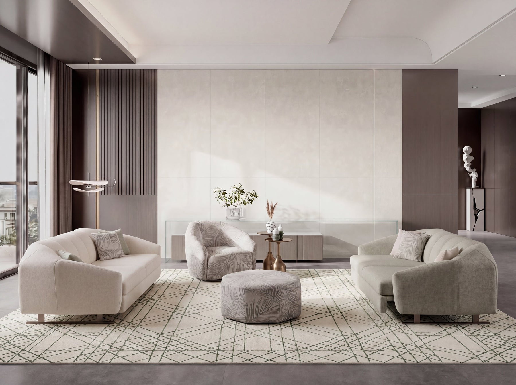 Evoxa Sleeper Sofa Set (SG) by Netline Interiors