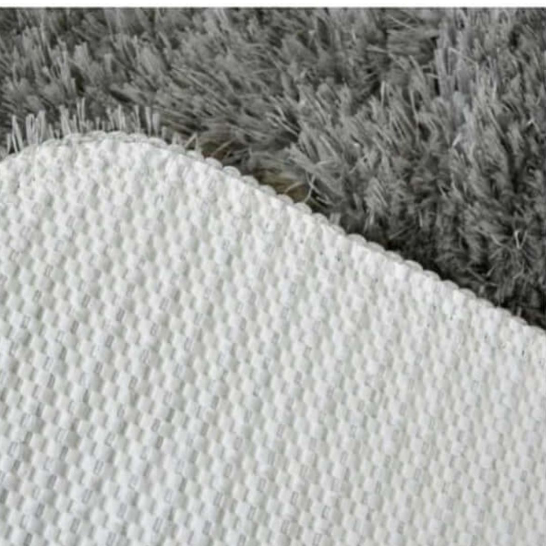 Soft Washable Grey Shaggy Rug – SA-04