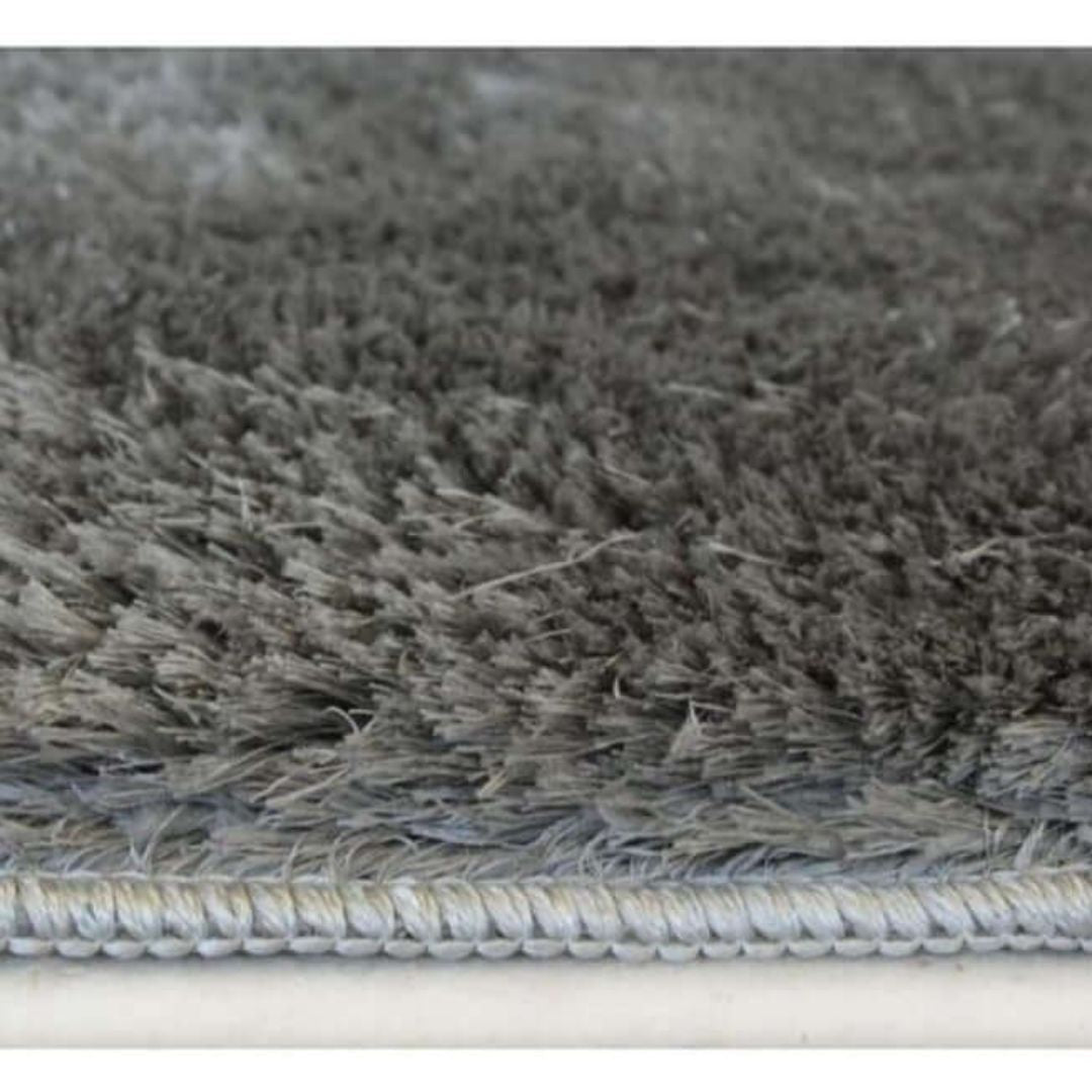 Soft Washable Grey Shaggy Rug – SA-04