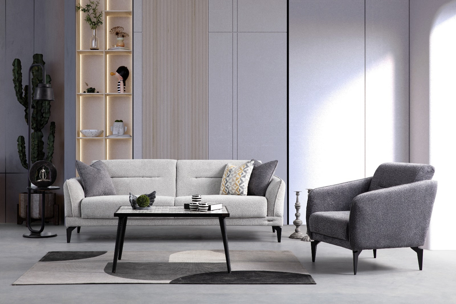 Asel Sofa Set by Netline Interiors