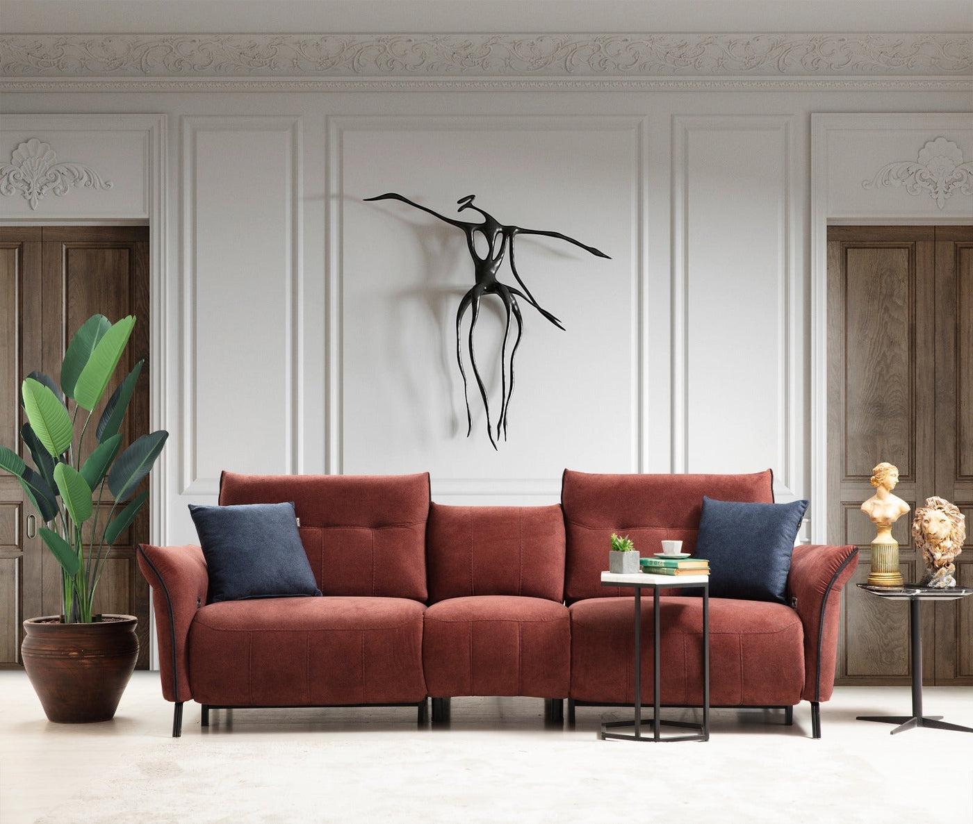 Mozart 3 Seater Sofa by Netline Interiors