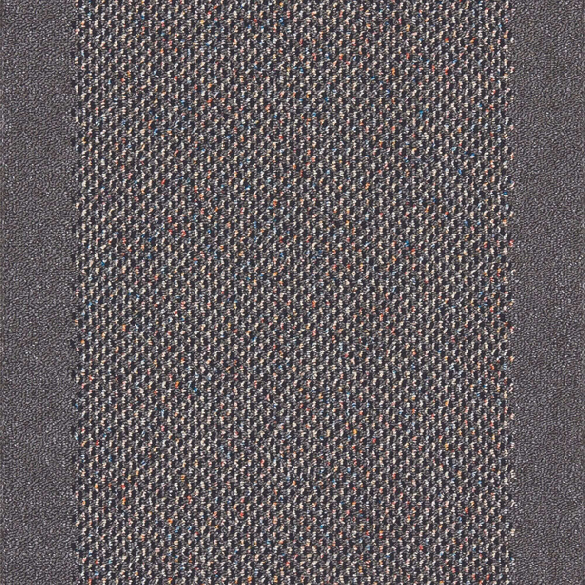 Washable Bordered Dark Grey Rug – 110D