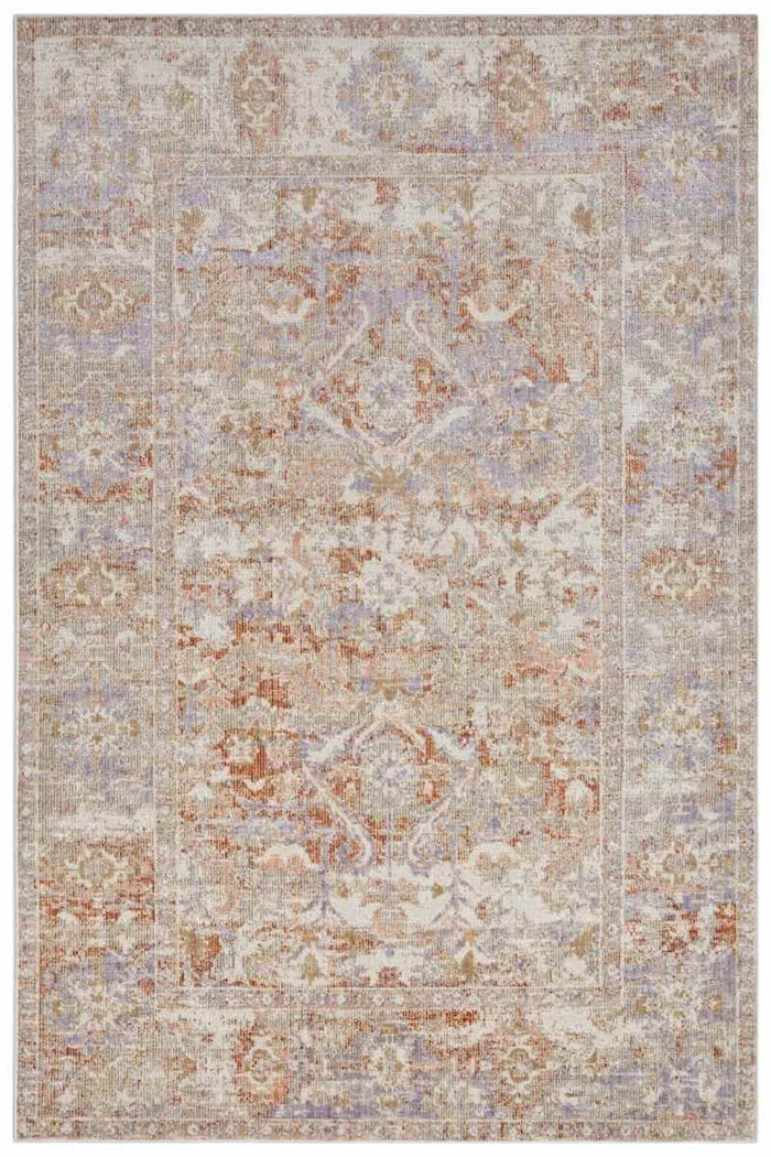 Indoor Outdoor Port Said Rug shown in an illustrative room