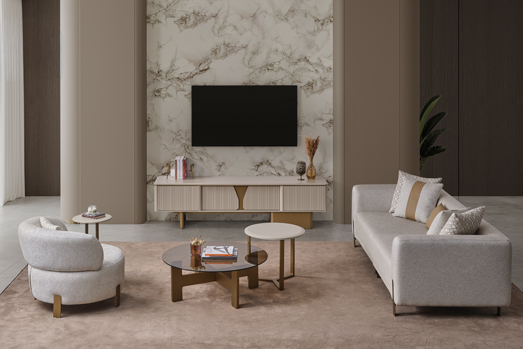 Hermes Sofa Set by Netline Interiors