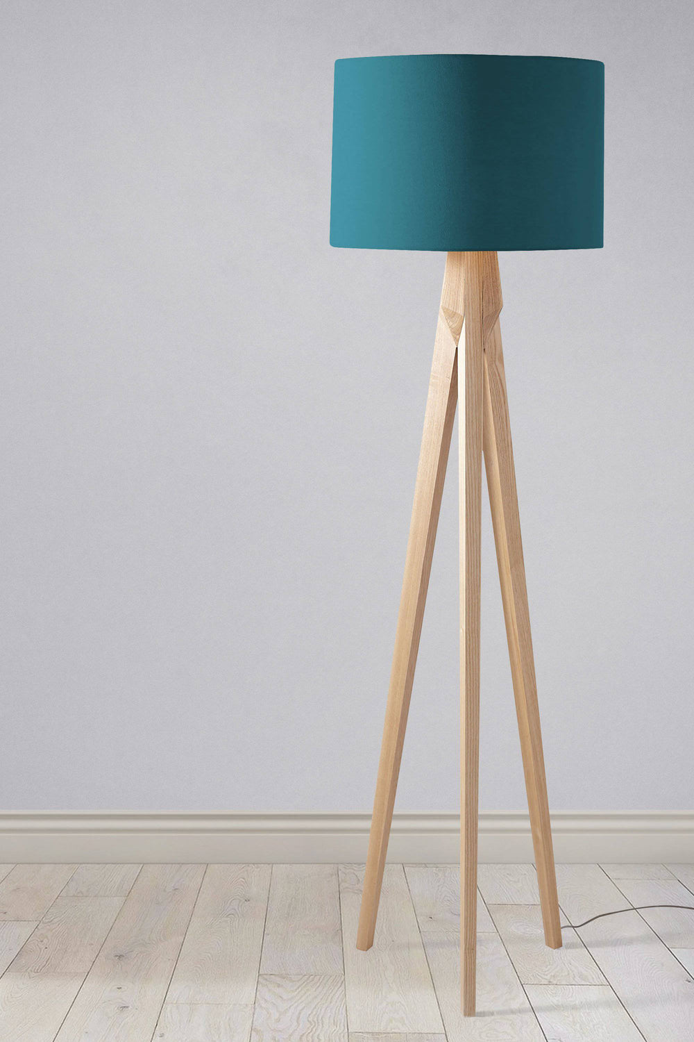 Plain Teal Lampshade – Ceiling & Table Compatible